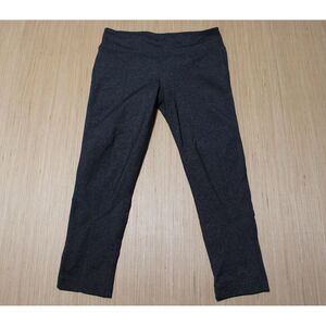PRANA Breathe Heathered Gray Small‎ Activewear Crop Capri Mid Rise Leggings
